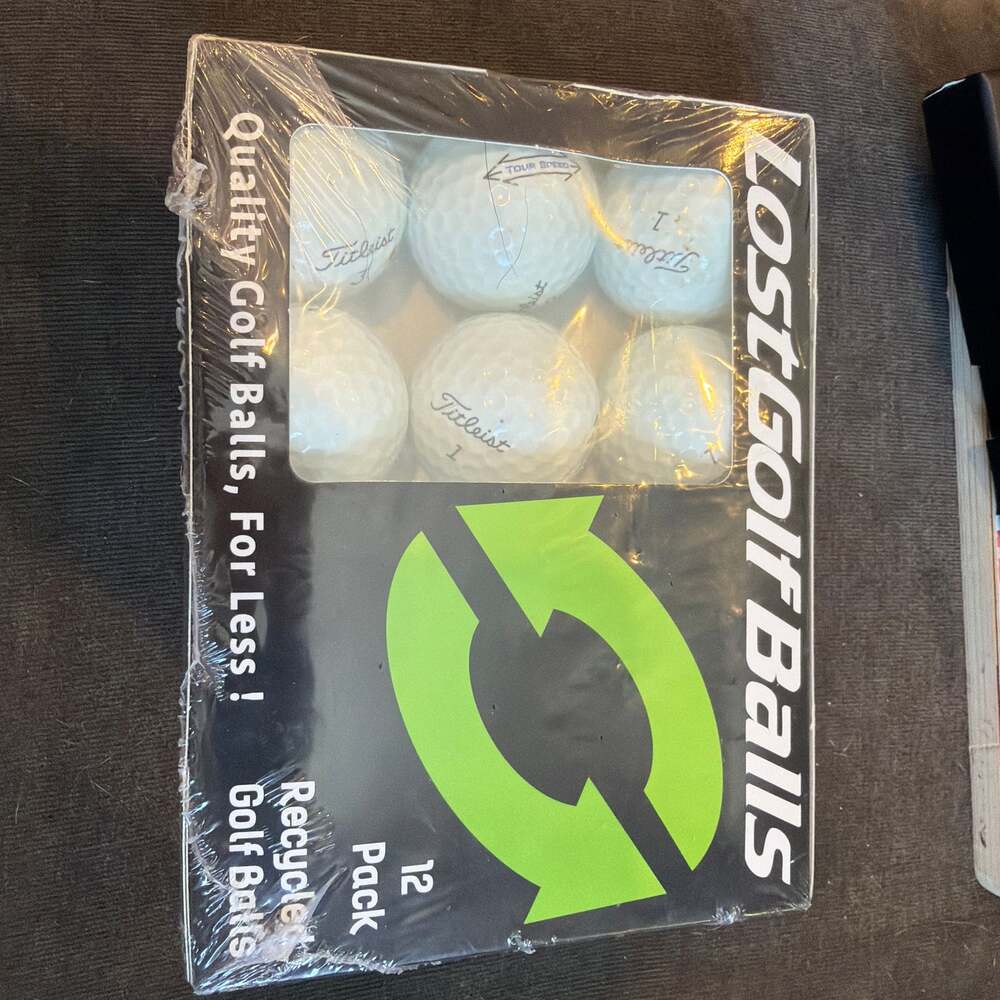 LostGolfBalls Recycled Titleist Tour Speed‎ Golf Balls - 12 Pack